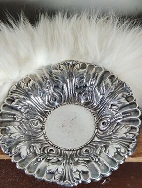 Ornate Silver Decorative Dish